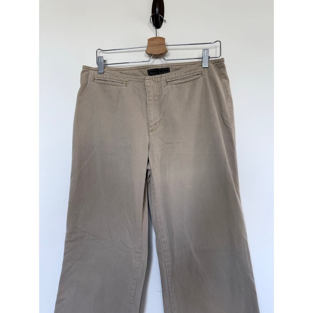 vintage 1990s ABERCROMBIE AND FITCH a&f wide leg khaki carpenter pants y2k - Picture 5 of 8